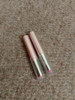 High Pigment Lipstick Set 2 Pcs Red Pink Shades - Image 2