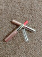High Pigment Lipstick Set 2 Pcs Red Pink Shades - Image 3