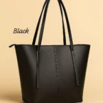 Black Women's Leather Shoulder Bag