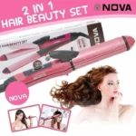 Nova 2-in-1 Hair Straightener Fast Drying ABS Plastic