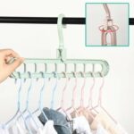 Multi-port Cloth Hanger Set ABS Plastic 5-Piece - Image 5