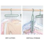 Multi-port Cloth Hanger Set ABS Plastic 5-Piece - Image 3