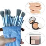 13 PCS Kabuki Eye Shadow Brush Set Synthetic Fiber - Image 5