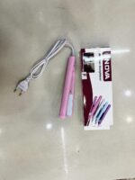 Pink Hair Straightener with EU Plug for Smooth Hair - Image 4