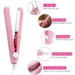 Pink Hair Straightener with EU Plug for Smooth Hair - Image 2